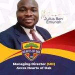 Hearts of Oak appoints Julius Emunah as new Managing Director