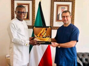 Ghana's sports Minister Kofi Adams visits Kuwait’s Chargé d’Affaires to deepen sports ties