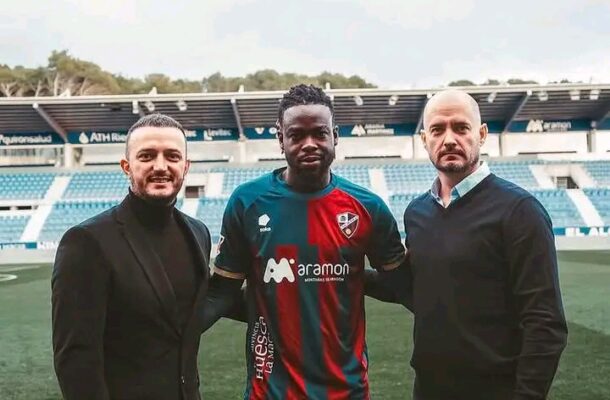 Ghanaian midfielder Agbekpornu joins SD Huesca