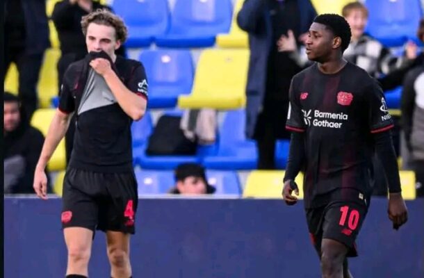 Jeremiah Mensah shines in Leverkusen u-19 defeat to Villarreal u-19