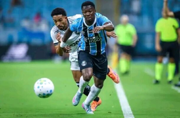 Ghanaian winger Francis Amuzu shines in Gremio’s big Win over Botafogo