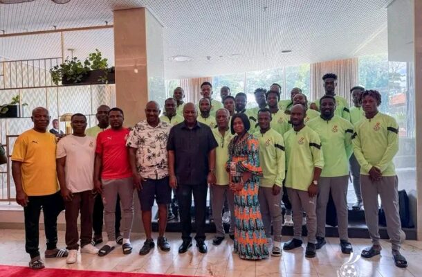 Ghana Futsal team meets President Mahama in Zambia ahead of AFCON qualifiers clash