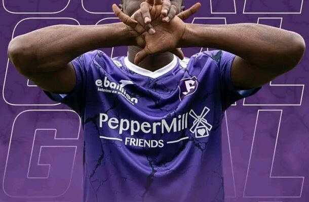 Anokye Asante scores on his debut for Patro Eisden