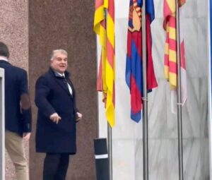 Barcelona President Laporta steps down ahead of re-election bid
