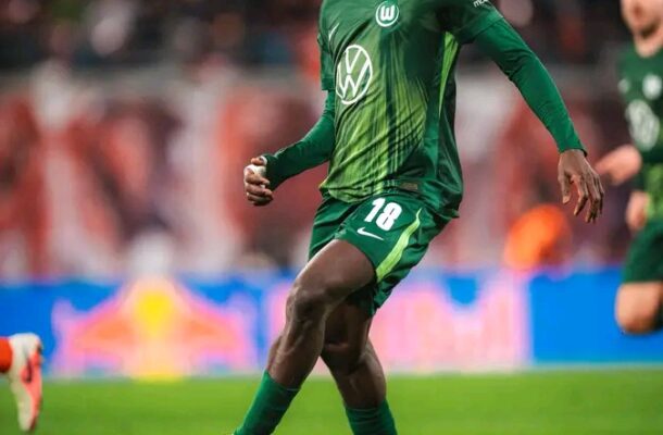 Adjetey makes Wolfsburg debut in thrilling draw with Leipzig ‎