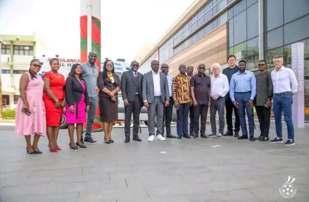 GFA and Black Stars technical staff donates to Accra Regional Hospital 