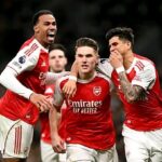 Arsenal thrash Spurs 4-1 to go five points clear Man City in title race