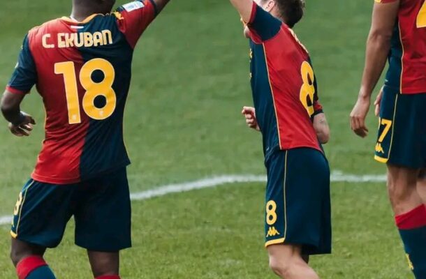 Ekuban scores as Genoa cruise past Torino in Serie A