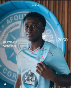 Somuah earns permanent Celta Vigo move mfter impressive loan spell