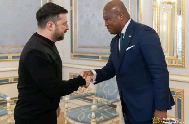 Ablakwa meets President Zelenskyy, pushes for release of detained Ghanaians in Ukraine