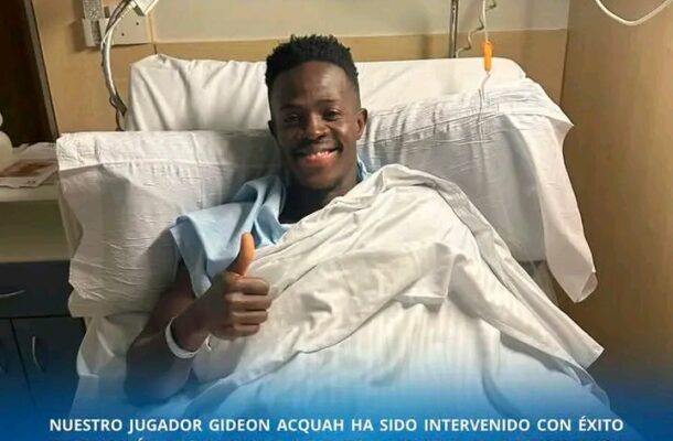 Gideon Acquah undergoes successful knee surgery after ACL injury