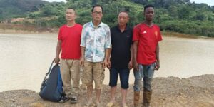 NAIMOS cracks down on Galamsey in Mpohor, nabs three Chinese in surprise raid
