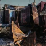 Fire guts seven shops at Spintex road near Marina Mall