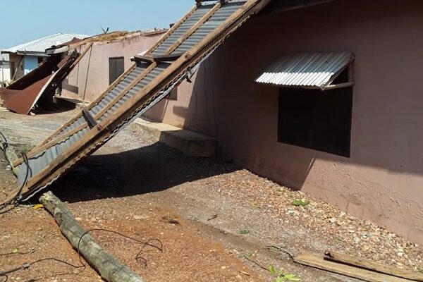 Torrential rainfall destroys 17 houses, school buildings at AsanteJamasi