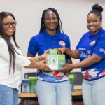 Karen Nyuiemedi Kemetse donates health screening equipment to NPP Loyal Ladies
