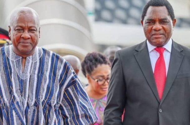 Zambians troll Mahama over fugu dress during state visit