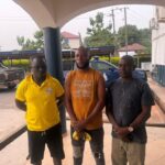 NAIMOS taskforce clamps down on illegal mining in Bekwai, arrests alleged bribe givers