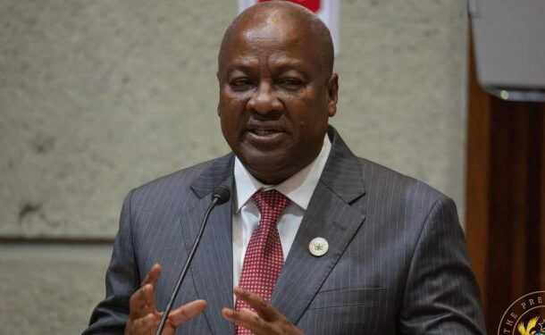 President Mahama targets $20 Billion in foreign reserves to strengthen Ghana’s Economy