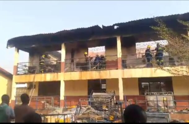 Fire guts rooms at Tolon SHS Girls’ dormitory