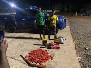 Police intercept truckload of ammunition in Dambai, two suspects arrested