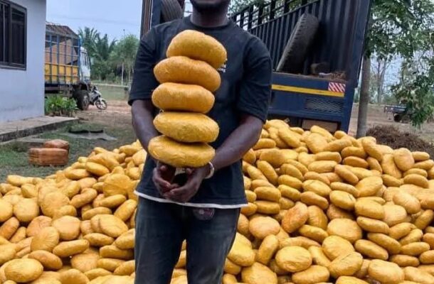 Police intercept truck loaded with 4,000 parcels of suspected carcotics at Dambai