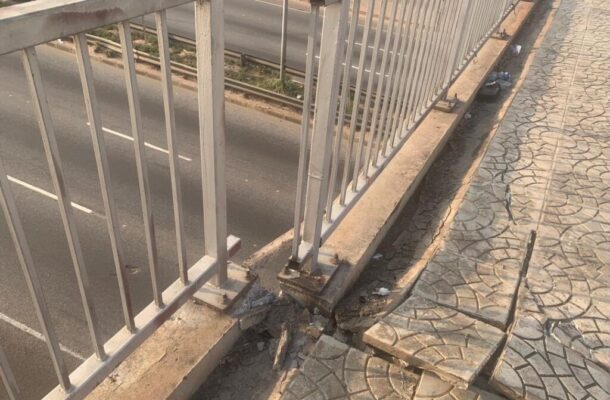 Trailer driver to foot GHghs2.5m bill for damaged North Dzorwulu footbridge