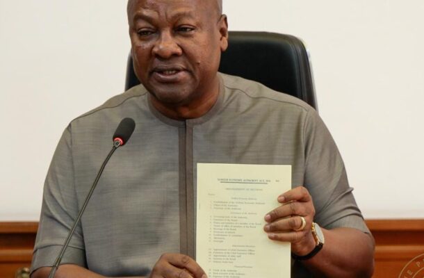 President Mahama signs 24-Hour Economy Authority Bill into law