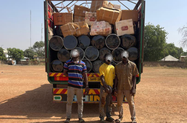 NACOC seizes hazardous chemicals and unapproved goods at Kaleo en route to Burkina Faso