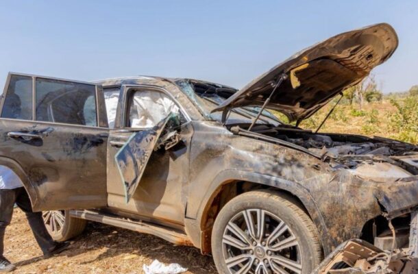 BREAKING: Education Minister Haruna Iddrisu involved in car crash in Tumu