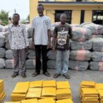 Police bust suspected drug haul in Western Region; three arrested, bribe attempt foiled