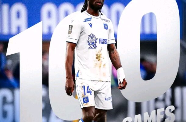 Gideon Mensah reaches 100 Ligue 1 appearances  ‎