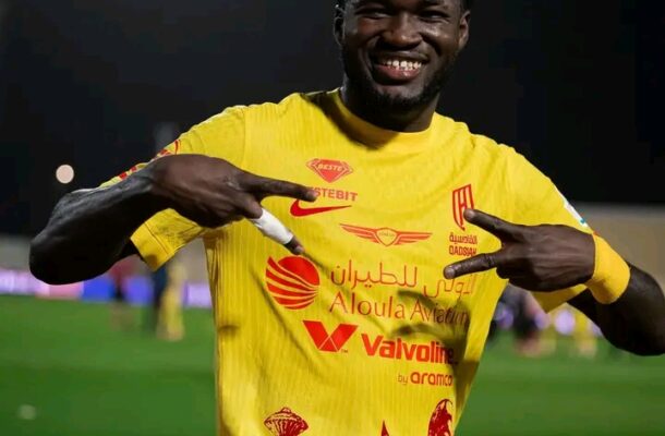 Bonsu Baah inspires Al-Qadsiah comeback with two assists against Al-Ahli ‎