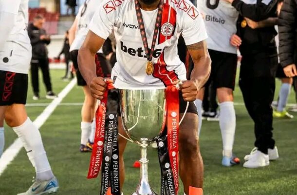 Ibrahim Ayew lifts Gibraltar League Cup as Lincoln Red Imps thrash Mons Calpe 