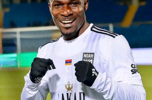 Eric Boakye wins Armenian Super Cup with FC Noah on penalty ‎