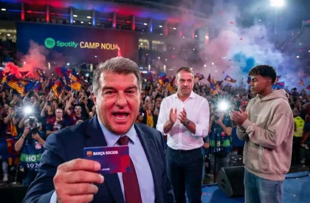 Joan Laporta re-elected Barcelona President to lead club until 2031