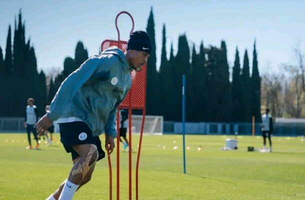 Abu Francis returns to training after long injury lay-off