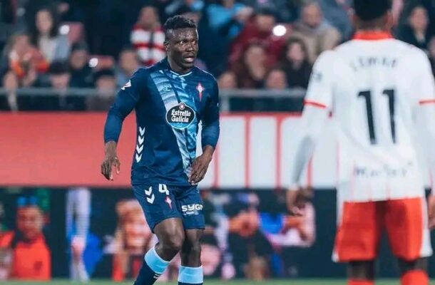 Aidoo shines as Celta eliminates Lyon to reach Europa League Quarter-Finals ‎