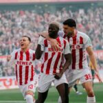 Ragnar Ache scores in Köln's six-goal thriller draw with Gladbach