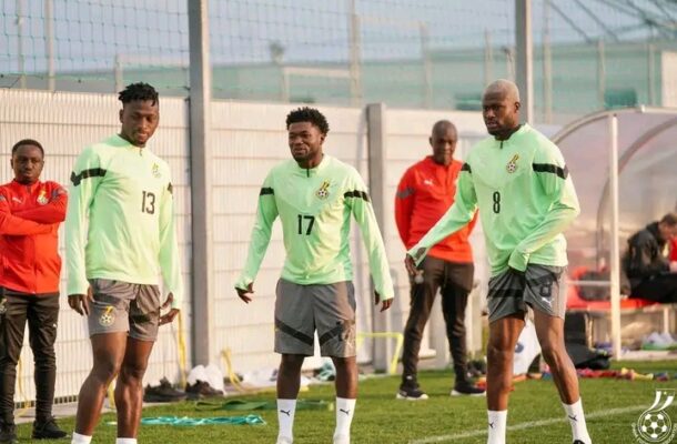 Black Stars hold first training in Vienna ahead of Austria friendly