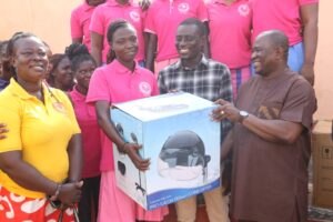 Oda MP Akwasi Acquah donates 12 hairdryers to support young beauticians in Oda