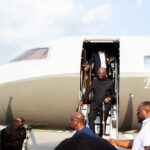 Ibrahim Mahama’s jet flies Asantehene home in grand return from Pretoria