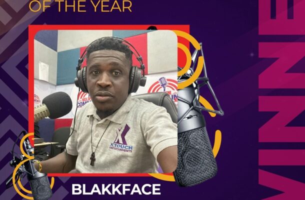 Community FM's Blakkface wins Media Personality of the Year at Eastern Region Media Excellence Awards