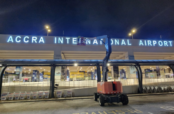 Signage installation completed at Accra International Airport