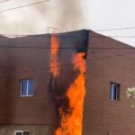 Fire ravages building at Tema community 25 [VIDEO]