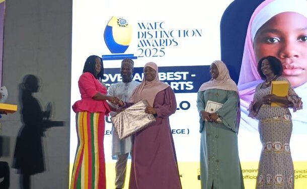 WAEC’s overall best candidate urges girls to break barriers and aim high