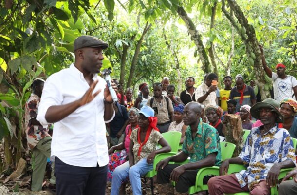 We will fight for what is due you – Oppong Nkrumah assures cocoa farmers