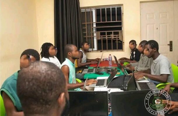 GIS nabs 93 Nigerians in anti-fraud operation