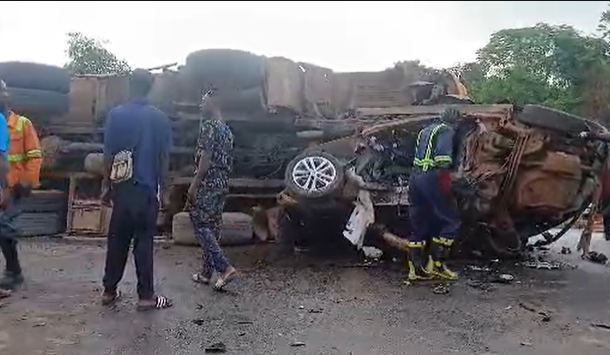 Two dead, others critically injured in Santasi Apire tipper truck crash