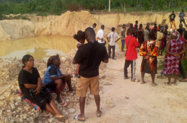 Mother and three sons drown in abandoned galamsey pit at Wassa Dunkwa