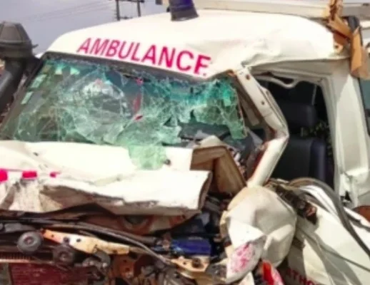 16 killed in Ford Transit–Ambulance head-on collision on Kumasi–Sunyani highway